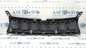 Jeep Compass 25-26 radiator grille assembly, 3 parts, chrome inserts