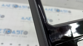 Jeep Compass 22-26 rear center console trim, black, with trims and cigarette lighter, glossy, scratches