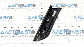 Glass molding left Jeep Compass 17- side, black gloss