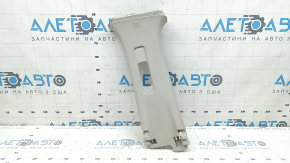 Mazda CX-5 17-24 center pillar trim, upper belt, left, gray, scratches, plastic has turned white
