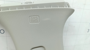 Mazda CX-5 17-24 center pillar trim, upper belt, left, gray, scratches, plastic has turned white