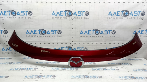 Upper trunk door molding for Mazda CX-5 17-24 with emblem, under glass, broken mount
