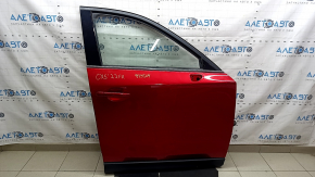 Front right door assembly Mazda CX-5 17-24 red 46V, keyless, triplex