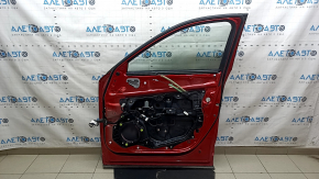 Front right door assembly Mazda CX-5 17-24 red 46V, keyless, triplex
