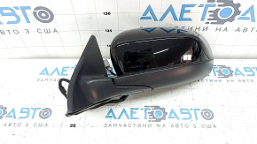 Left side mirror assembly for Jeep Compass 17-26, 3+4 pins, heated, BSM, gloss black