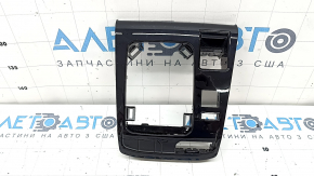 Upper center console trim for the Jeep Compass 22-26 shifter with plug, gloss black