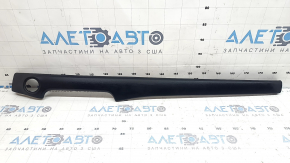 Mazda CX-5 17-25 black leather dashboard trim panel with start/stop button, scratches