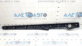 Mazda CX-5 17-25 black leather dashboard trim panel with start/stop button, scratches