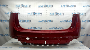 Naked rear bumper for Mazda CX-5 22-25 without parking sensors, silver, crack in mount, scuff marks