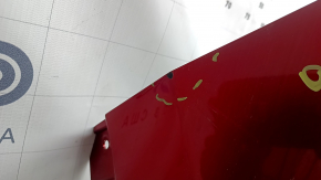 Naked rear bumper for Mazda CX-5 22-25 without parking sensors, silver, crack in mount, scuff marks