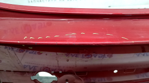 Naked rear bumper for Mazda CX-5 22-25 without parking sensors, silver, crack in mount, scuff marks