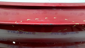 Naked rear bumper for Mazda CX-5 22-25 without parking sensors, silver, crack in mount, scuff marks