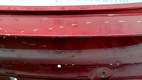 Naked rear bumper for Mazda CX-5 22-25 without parking sensors, silver, crack in mount, scuff marks