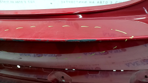 Naked rear bumper for Mazda CX-5 22-25 without parking sensors, silver, crack in mount, scuff marks