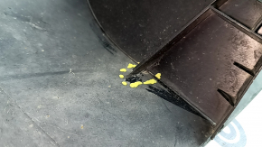 Left threshold for Jeep Compass 17-26, structure, broken fastening, scratches
