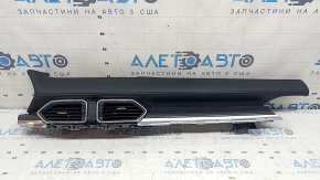 Mazda CX-5 21-25 black leather dashboard trim for a 10.3" display, dark wood trim, scratches
