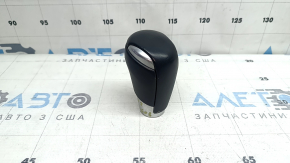 Mazda CX-5 17-25 black leather gear knob with scratches