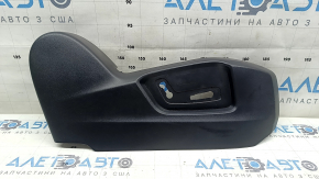 Right side passenger seat trim for Mazda CX-5 19-22, black, electric, worn