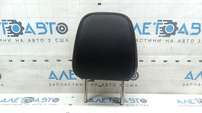 Mazda CX-5 19-25 passenger seat headrest, black leather, brown stitching, dry-cleanable