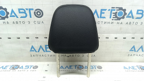 Mazda CX-5 19-25 passenger seat headrest, black leather, brown stitching, dry-cleanable