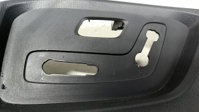 Left side driver's seat trim for Mazda CX-5 19-25, black, electrically powered, bumpers, broken mount