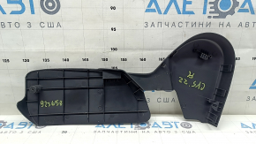 Right side driver's seat trim for Mazda CX-5 19-22, black, dry-cleanable, butt