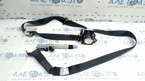 Mazda CX-5 21-25 black driver's seat belt with tensioner and black fastener, fired squib