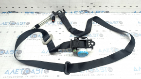 Mazda CX-5 21-25 black driver's seat belt with tensioner and black fastener, fired squib