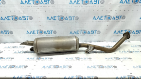 Rear muffler with barrel for Toyota Prius 30 10-15