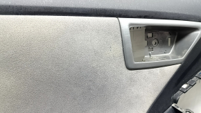 Front left door trim panel for Toyota Prius 30 10-15 beige, with beige fabric insert, worn, dry-cleanable