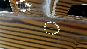 Naked trunk door with glass Toyota Prius 30 12-15 black 202, with two glasses, bump, scratches on the glass