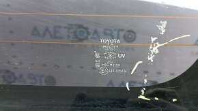 Naked trunk door with glass Toyota Prius 30 12-15 black 202, with two glasses, bump, scratches on the glass