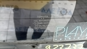 Naked trunk door with glass Toyota Prius 30 12-15 black 202, with two glasses, bump, scratches on the glass