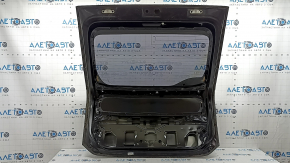 Naked trunk door with glass Toyota Prius 30 12-15 black 202, with two glasses, bump, scratches on the glass