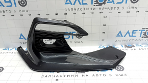 Right fog light frame for Infiniti Q50 18-24 Sport, black