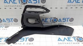 Left fog light frame for Infiniti Q50 18-24 Sport, black