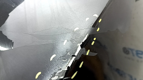 Rear bumper bare Toyota Prius 30 10-15 black, cracked, dented
