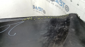 Rear bumper bare Toyota Prius 30 10-15 black, cracked, dented