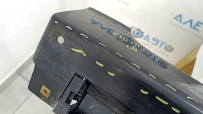 Left threshold of Toyota Prius 30 10-15 black, dented, lower fastener torn off, scratches