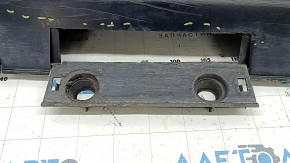 Left threshold of Toyota Prius 30 10-15 black, dented, lower fastener torn off, scratches
