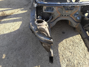 Front right quarter panel of BMW X3 F25 11-17 with an eyelash, on the body, graphite, dented threshold