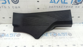 Nissan Rogue 21-26 black rear left door sill plate, US built, scuffed, scratches