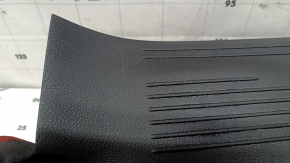 Nissan Rogue 21-26 black rear left door sill plate, US built, scuffed, scratches