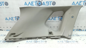 Left rear pillar trim for Nissan Rogue 21-26, gray, US built, scratches, needs cleaning