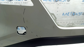 Front bumper bare Nissan Rogue 21-23 without parking sensors US built, graphite, scratch, crack in the mount