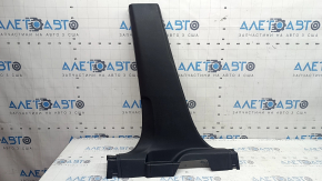 Lower left center pillar trim for Nissan Rogue 2021-2026, black, SV, SL, US built, with plug, scratches