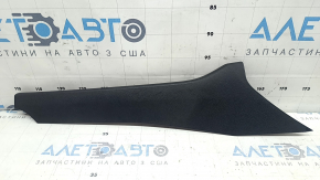 Nissan Rogue 21-26 center console trim, upper right side, plastic, black, scratches