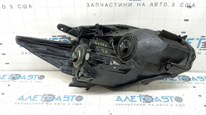 Left front headlight for Toyota Prius 30 13-15, restyling, halogen, web, polishable, broken mount