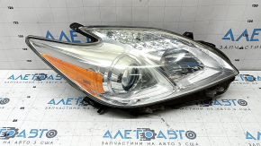 Right front headlight for Toyota Prius 30 13-15, restyling, halogen, web, polishable