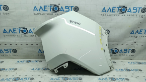 Right rear bumper, bare, Nissan Rogue 21-23 US built, white